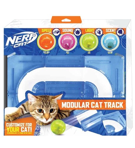 NERF Cat anpassbare modulare Katzenbahn und LED Ball Combo - Bild 1 von 2
