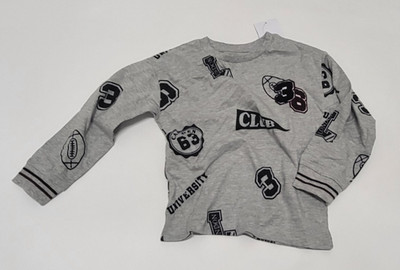 Kinder Pullover mit Muster Jungen Pulovver Langarm Kindermode Gr 110
