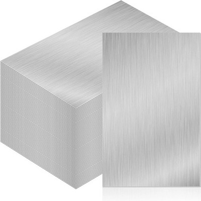 500 Pcs 68800 Mill Finish Aluminum Roof Flashing Shingles 0.011  x 5'' x 7''