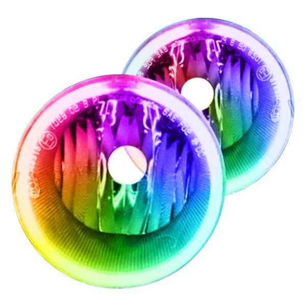 LED Fog Light Halo Ring Lights ColorSHIFT For 2005-2010 Hummer H3 — 第 3/4 张图片