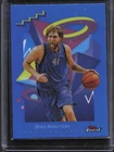 2024 Topps Finest Basketball Blue Refractor Dirk Nowitzki #218