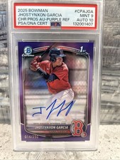 2025 Bowman Chrome 1st Jhostynxon Garcia  Auto Purple Refractor /250 PSA 10