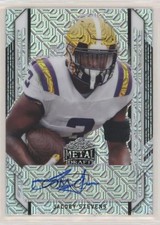 2021 Leaf Metal Draft Portrait Silver Mojo /30 JaCoby Stevens #PA-JS1 Auto 0c6