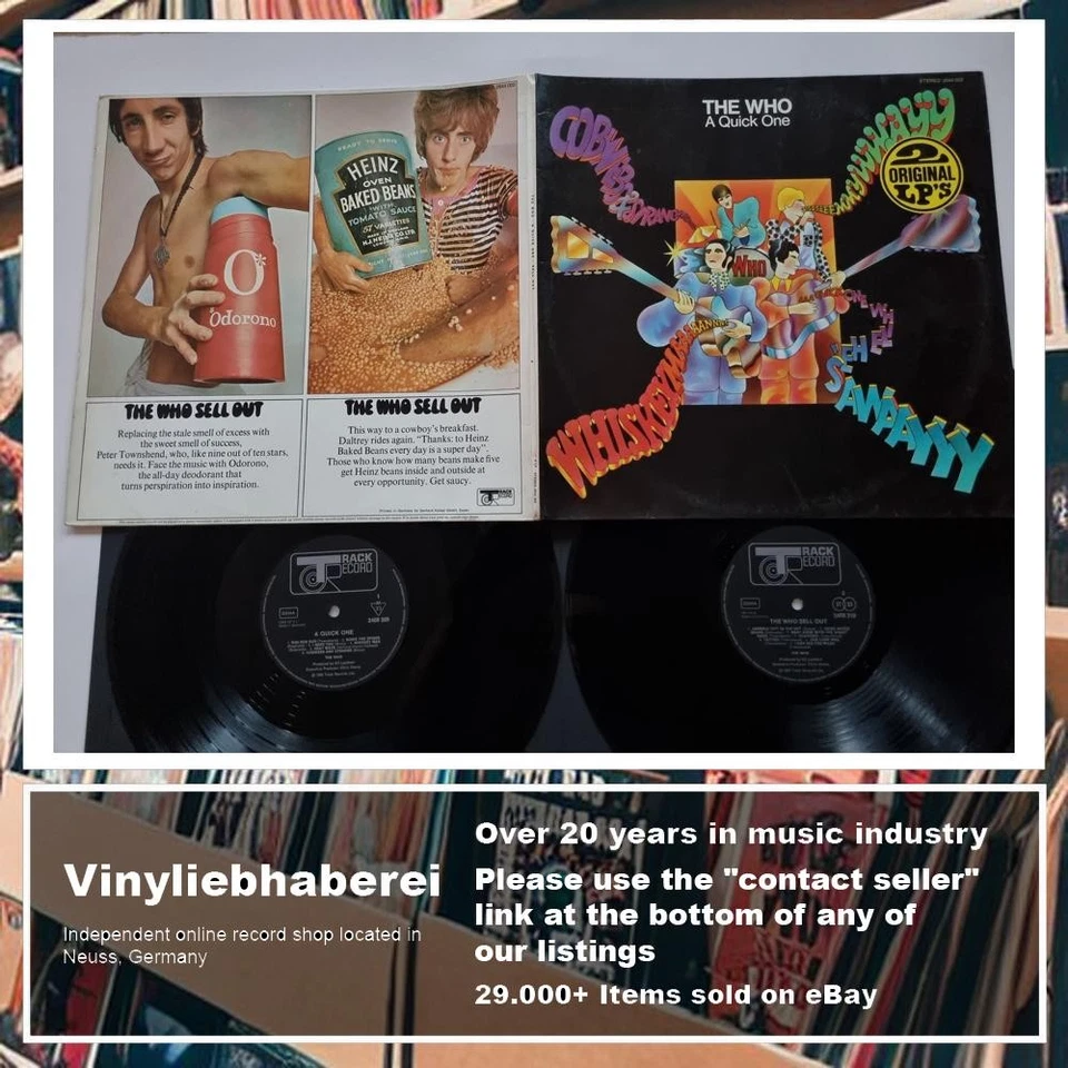 The Who - A Quick One / The Who Sell Out 2x Vinyl LP Germany - Image 4 of 4