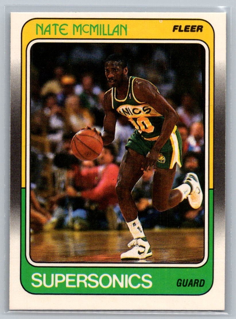 1987-88 Fleer Nate McMillan #110