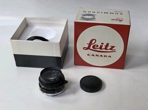 Leitz LEICA Summicron Lens M 35mm f/2 w/ Box & Hood Canada