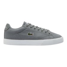 Image of Lacoste Lerond Canvas Trainer Grey