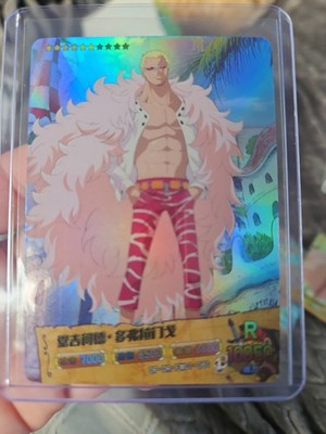 Donquixote Doflamingo R OP-DR-FM01-080 One Piece Anime Trading Card Holo Foil 