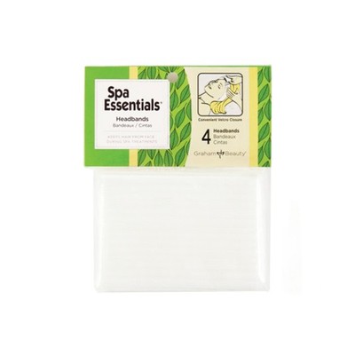 Graham Beauty Spa Essentials  Headbands - White, 4 ct.