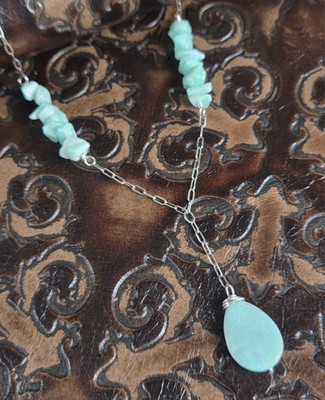 Artisan Handcrafted Aventurine Necklace 925 Sterling Silver