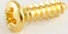 Gibson® Size Pickguard ScrewsGold, Pack Of 20