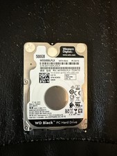 Western Digital Black 500GB Internal 7.2K RPM SATA 2.5'' WD5000LPLX Hard Drive