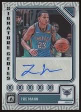 Tre Mann Auto #SS-TRE 2023-24 Panini Donruss Optic Signature Series Autograph 