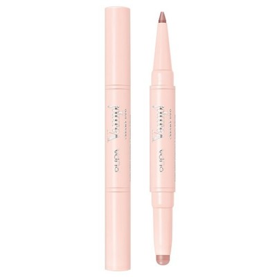 Lippenstift Puppe Vamp! Creamy Duo 016 Warm Rose Contouring Glänzender Lippenstift