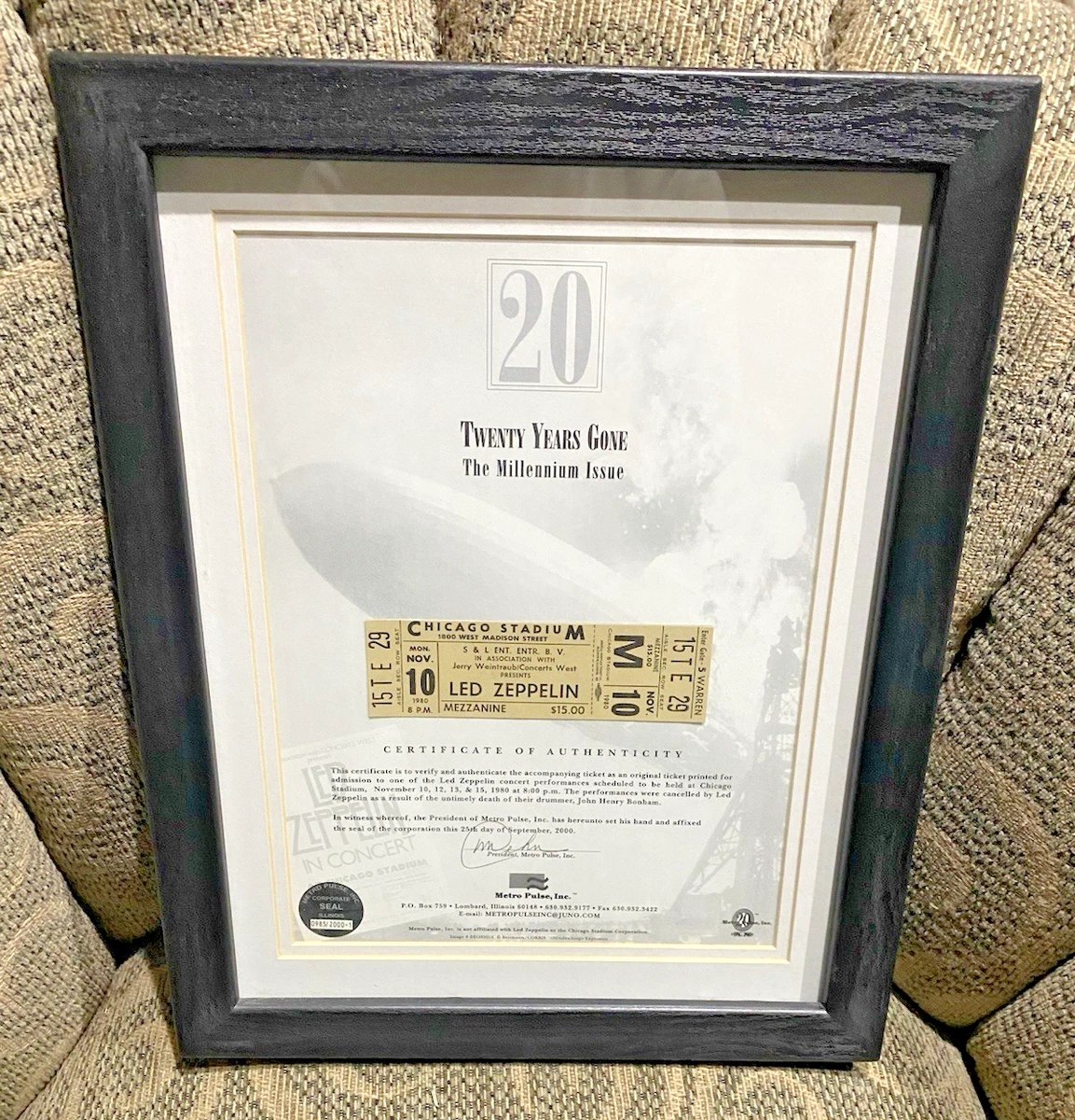 Original Led Zeppelin Concert Memorabilia for sale | eBay