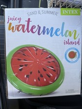Intex Watermelon, Inflatable Island, 72" X 9" , Red