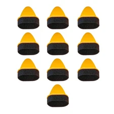 10 Pack Foam Shoe Polish Dauber,Mineral Oil & Wax Leather Cream Sponge Applic...