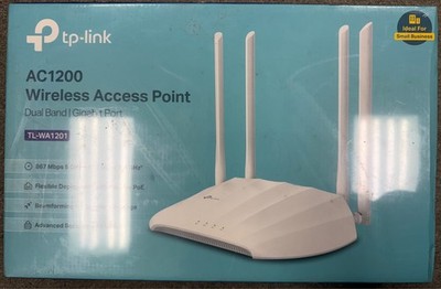 TP-Link AC1200 Wireless Gigabit Access Point Desktop Wi-Fi TL-WA1201) New sealed