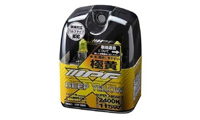 IPF XY35 Halogen for Headlight and Fog Lamps Vehicle Use H3C 2400K Yellow 12V 2