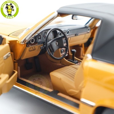 1/18 Mercedes Benz 450 SL 1975 Norev 183350 Cayenne Orange Diecast