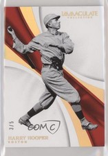 2017 Panini Immaculate Gold 3/5 Harry Hooper #5 HOF 0ek