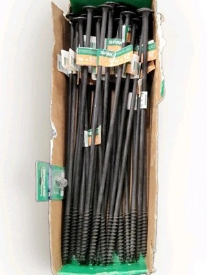30 Pack of SPAX 12'' Wood Screws x ''5/16 SPAX Black Coated Exterior Structural 