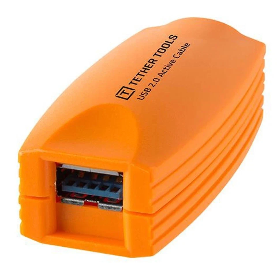 Tether Tools TetherPro 16' USB 2.0 Active Extension Cable, Orange #CU1917 - Image 2 of 4