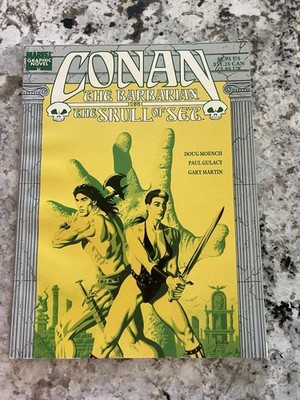 collectible Marvel Graphic Novel titled Conan the Barbarian in The Skull of Set
