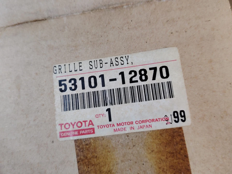 TOYOTA COROLLA AE100 AE101 CE100 EE100 FRONT GRILLE ASSEMBLY OEM NEW 53101 12870 - Image 4 of 4