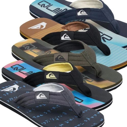 Quiksilver Mens Molokai Screen Flip Flops