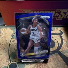 2025 WNBA Prizm Basketball Blue Velocity Prizm Base Angel Reese