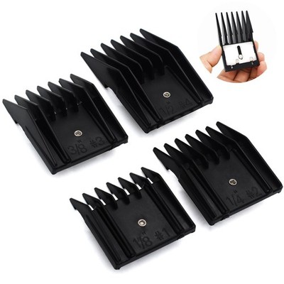 4 Pieces Professional A5Style Animal Clipper Attachment Guard Guide Cutting C...