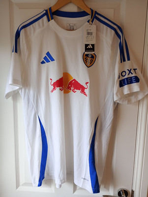 Leeds United Trikot Extra Large weiß Heimtrikot 2024 2025 Adidas Fußball Trikot