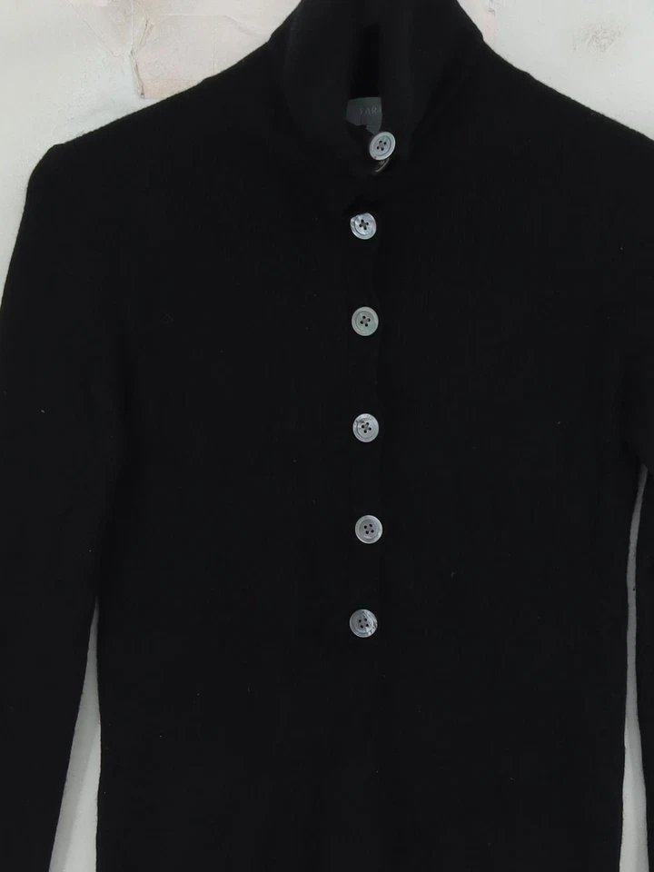 Farhi Women's Jumper S Black Wool with Nylon, Cashmere Roll Neck Pullover - Изображение 3 из 4