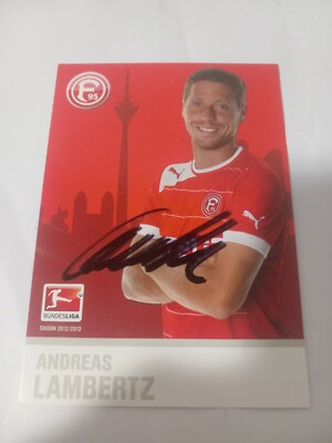Signierte AK Andreas Lambertz Fortuna Düsseldorf NEU 