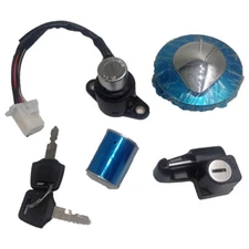 Ignition Switch Fuel Gas Cap Helmet Seat Lock Key For Honda Rebel 250 CMX250