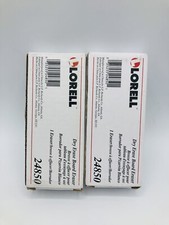 Board Dry-Erase Erasers Lot of 2 Lorell Cloth, 2-3/16"x5-3/16"x1-5/16", Bk