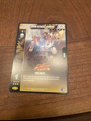 Epic Battles Trading Card Street Fighter - Fire Fists - High Attack Punch c31