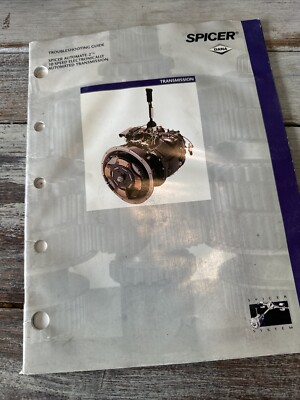 SPICER AUTOMATE-2 10 SPEED ELECTRONIC TRANSMISSION Troubleshooting MANUAL Shop