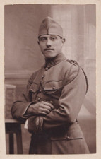 Military Cabinet Card Type Photo French Army Soldier 83rd Cartier Vincennes