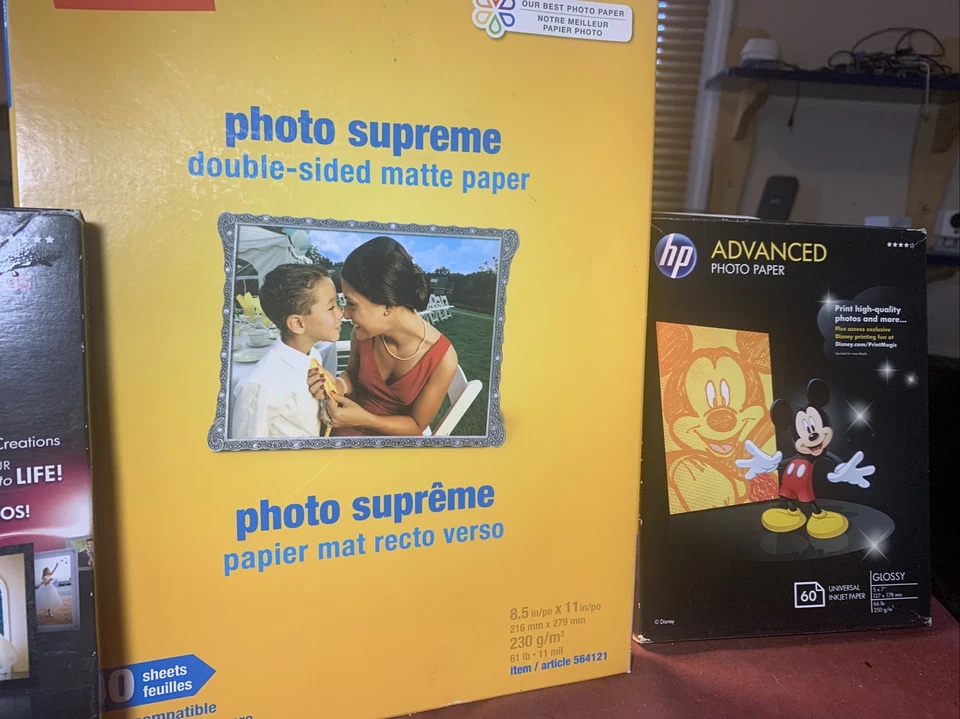 Lot of 6 HP Photo Paper Various Sizes 5x7 & 4x6 See Pics Please! - Image 3 of 4