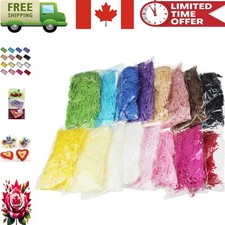 320g Multicolored Raffia Paper Shred for Elegant Gift Wrapping Basket Filler