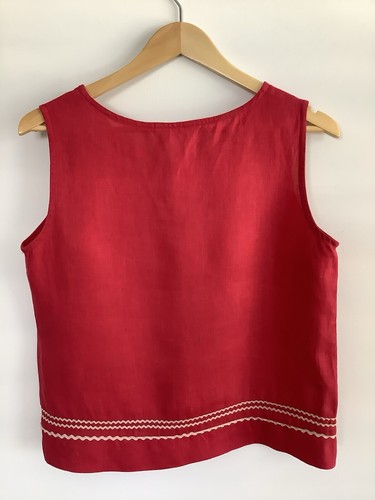 Resort Report Size 10 Linen Top - Picture 2 of 5