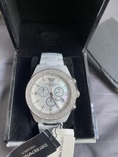 Image of Emporio Armani Ladies Watch White 