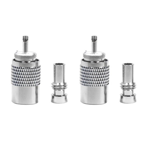 PL259 UHF Coax Connector Male Plugs for RG8X RG59 RG8 Coaxial Cable - Zdjęcie 6 z 7