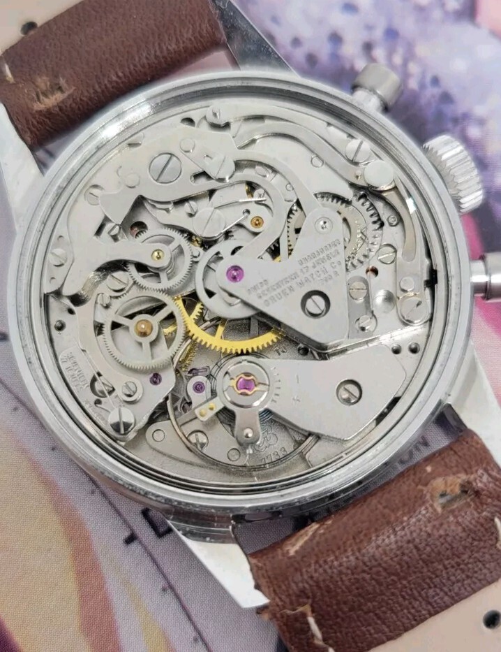 Vintage Gruen Precision Chronograph 1970's Ref. 770R Valjoux 7733