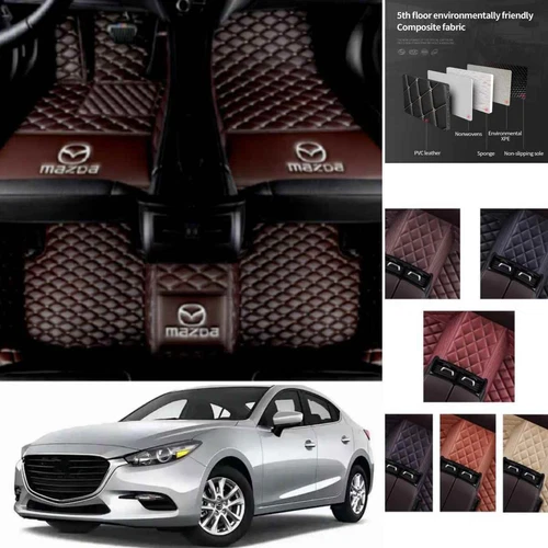 For Mazda 2 3 5 6 Car Floor Mats Custom All Weather Carpets Waterproof Liners - Imagen 30 de 39