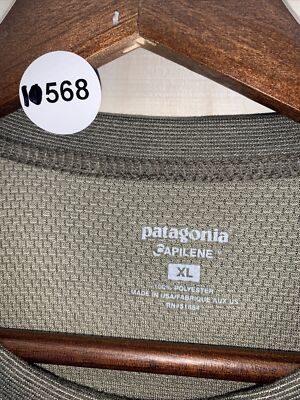 n Patagonia Capilene Long Sleeve Logo Front Mens Shirt XL-10568 | eBay