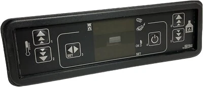 Carte clavier écran Micronova poêle à granulés réf. C025_7 | Dim. 160 x 50 x ...