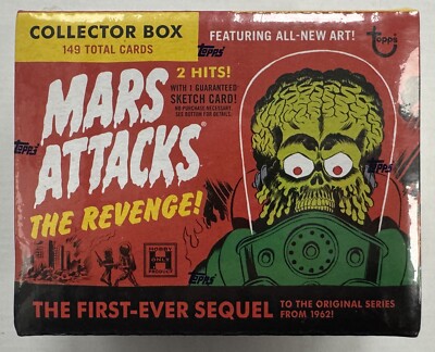 2017 Topps Mars Attacks The Revenge Factory Sealed Collector Hobby Box